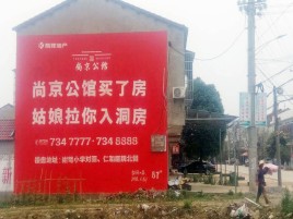 永嘉墙体广告在乡镇、农村市场的媒体优势