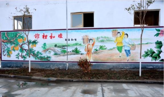 永嘉乡镇文化墙 乡风文明焕发新活力