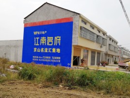 永嘉农村墙体广告在不同形式上面展现的不同特色